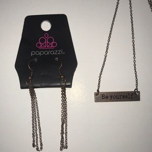 earring and necklace set